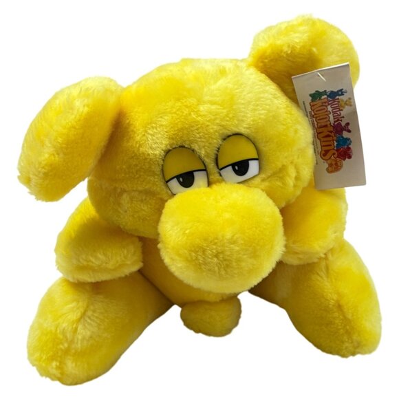 Kodak Kolorkins Plush Doll Yellow Kaboo 10 inch 1989 Promotional - Picture 5 of 10
